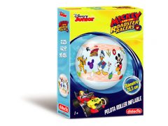 PELOTA ROLLER INFLABLE CON SONIDO CASCABEL MICKEY