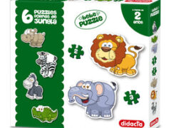 PUZZLES FORMAS JUNGLA x 6