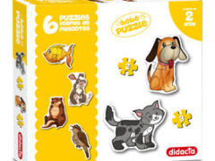 PUZZLES FORMAS MASCOTAS  x 6