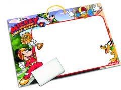 PIZARRA DOBLE FAZ EN MADERA MICKEY