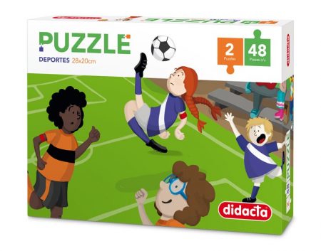 2 PUZZLES DE 48 PCS - DEPORTES