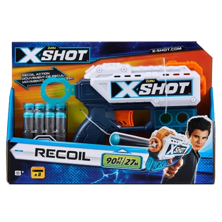 X-SHOT EXCEL KICKBACK C/8 DARDOS