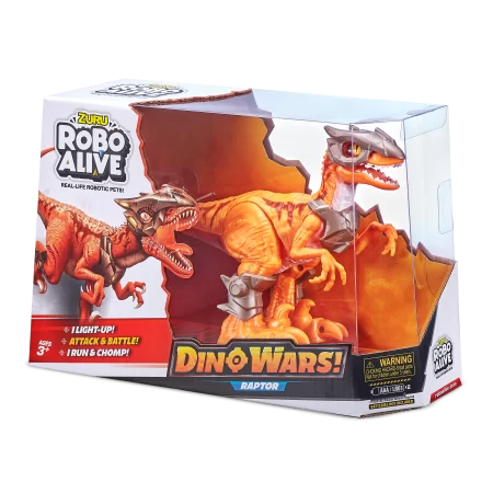 ROBO ALIVE DINOSAURIO RAPTOR WAR